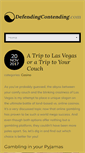 Mobile Screenshot of defendingcontending.com